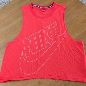 Nike Redish Orange Athletic Tank